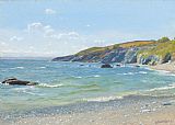 Arthur Hughes Perran Point Cornwall painting